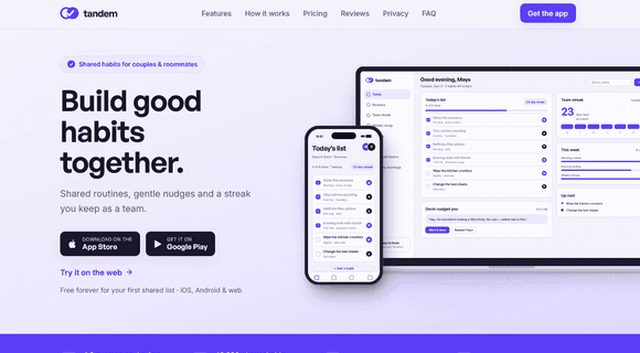 App website template