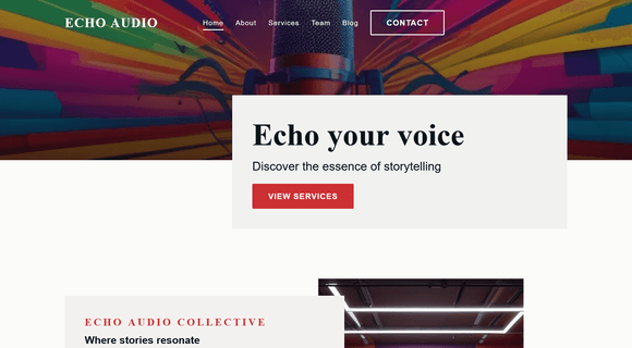 Podcast blog layout