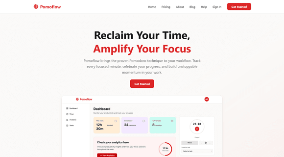 Time tracker app template