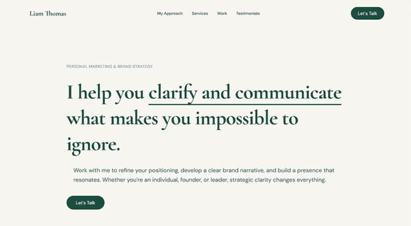Landing page