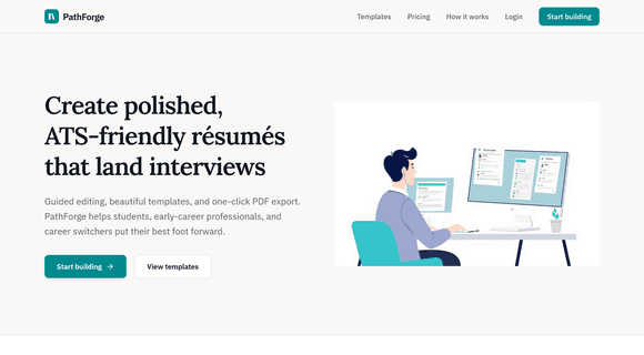 Resume builder template