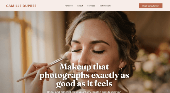 Makeup artist portfolio