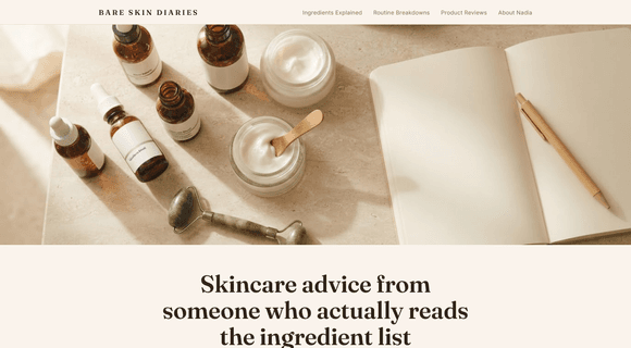 Beauty blog