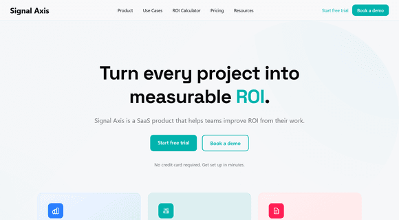 Lead generation website template