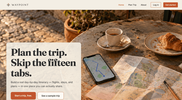 Travel itinerary planner
