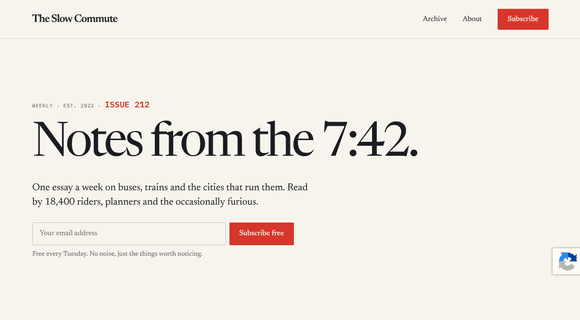 Newsletter website template