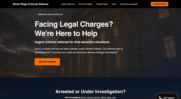 Lawyer website template